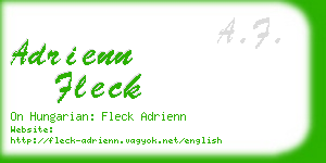 adrienn fleck business card